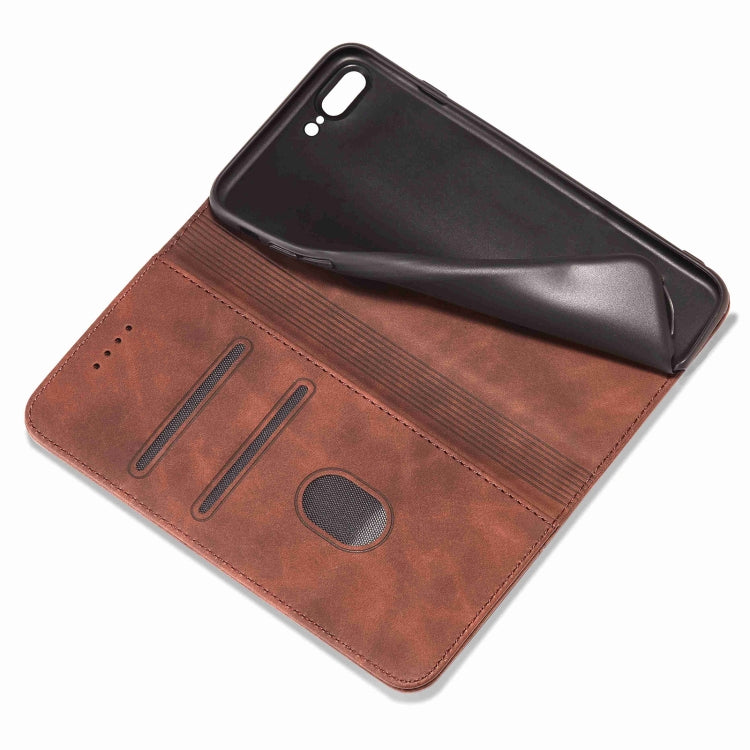 Magnetic Dual-fold Leather Case For iPhone 8 Plus / 7 Plus