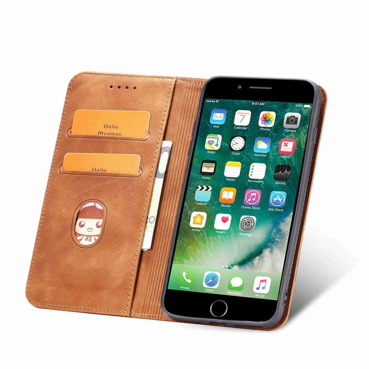 Magnetic Dual-fold Leather Case For iPhone 8 Plus / 7 Plus