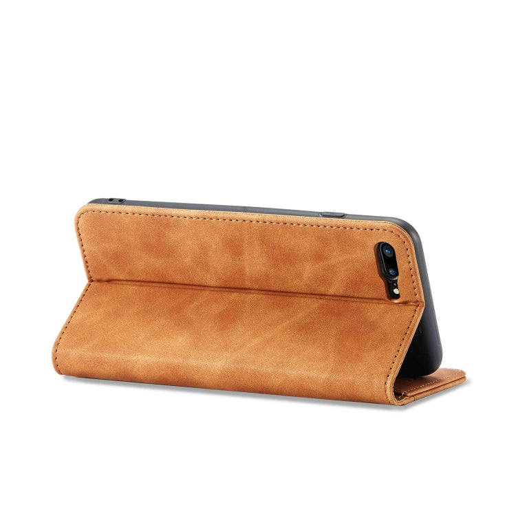 Magnetic Dual-fold Leather Case For iPhone 8 Plus / 7 Plus