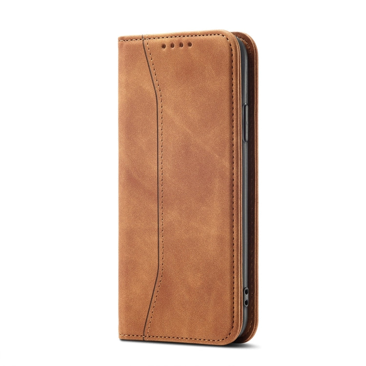 For iPhone X / XS Magnetic Dual-fold Leather Case