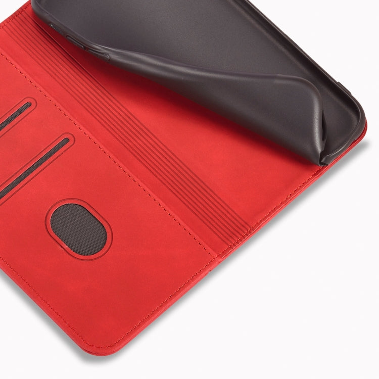 For iPhone XR Magnetic Dual-fold Leather Case