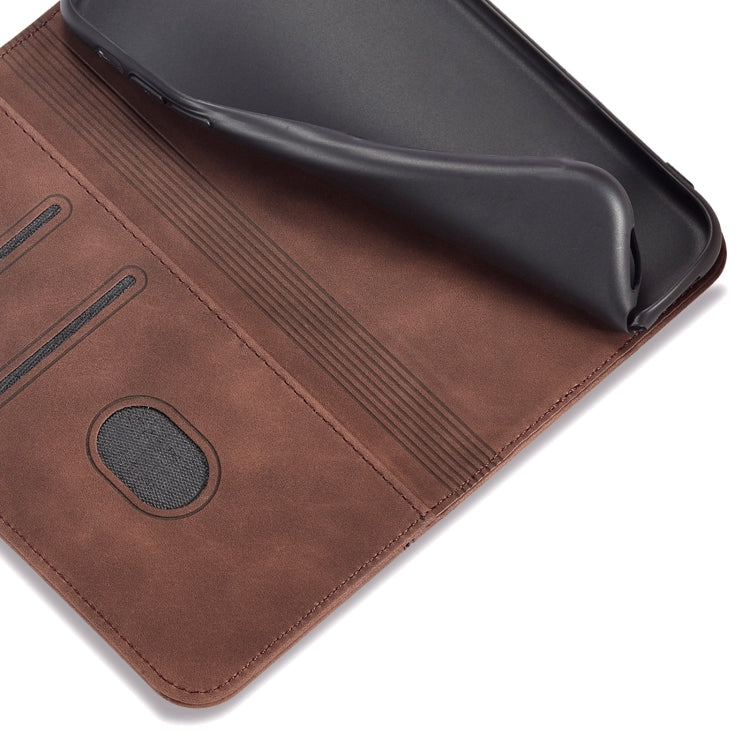 For iPhone XR Magnetic Dual-fold Leather Case