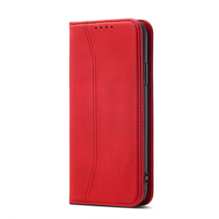 For iPhone XS Magnetic Dual-fold Leather Case Max