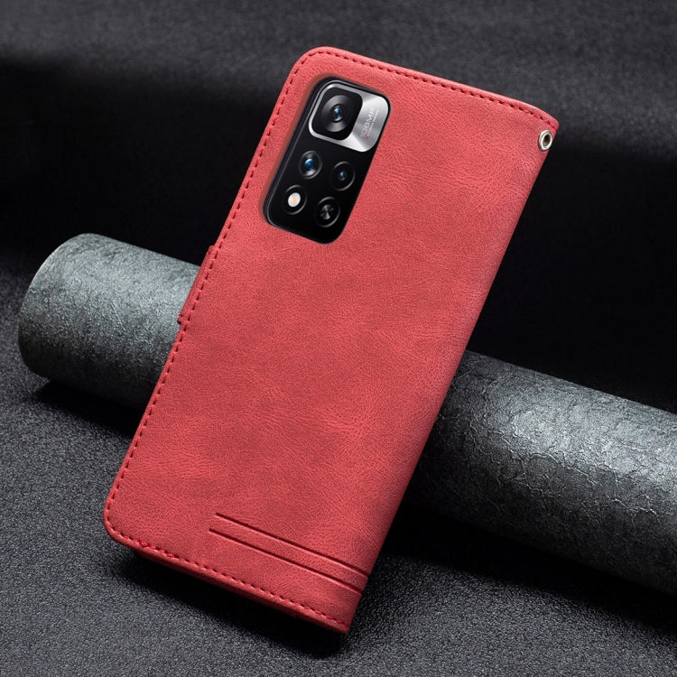 For Xiaomi Redmi Note 11 Pro / 11 Pro+ Magnetic Clasp RFID Blocking Anti-Theft Leather Case