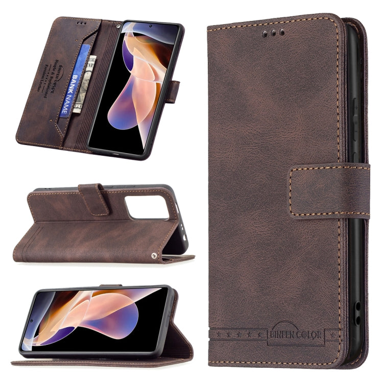 For Xiaomi Redmi Note 11 Pro / 11 Pro+ Magnetic Clasp RFID Blocking Anti-Theft Leather Case