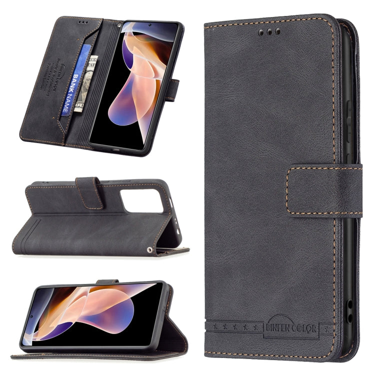 For Xiaomi Redmi Note 11 Pro / 11 Pro+ Magnetic Clasp RFID Blocking Anti-Theft Leather Case