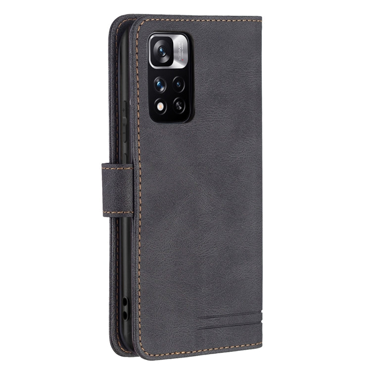 For Xiaomi Redmi Note 11 Pro / 11 Pro+ Magnetic Clasp RFID Blocking Anti-Theft Leather Case