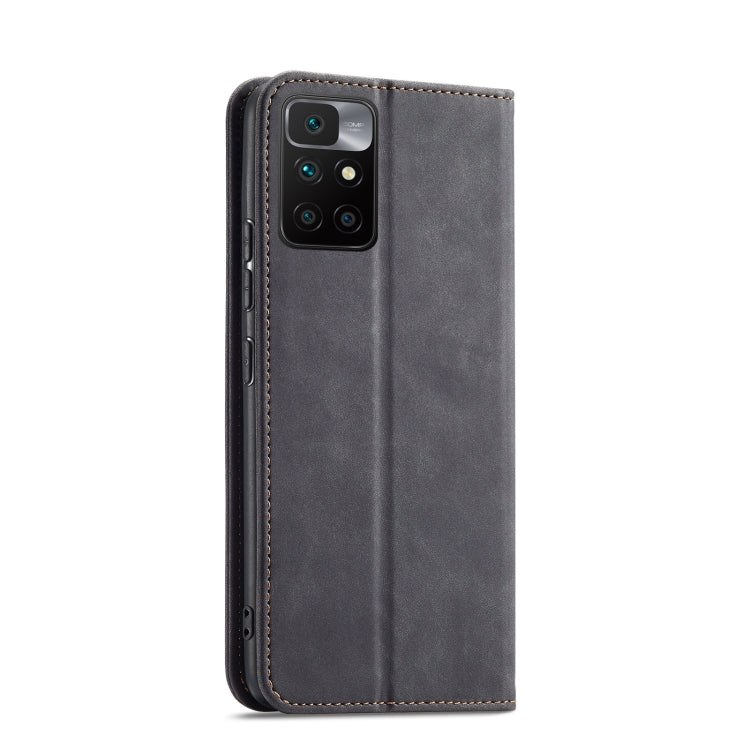 For Xiaomi Redmi 10 Magnetic Dual-fold Leather Phone Case
