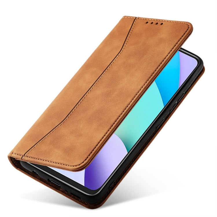 For Xiaomi Redmi 10 Magnetic Dual-fold Leather Phone Case