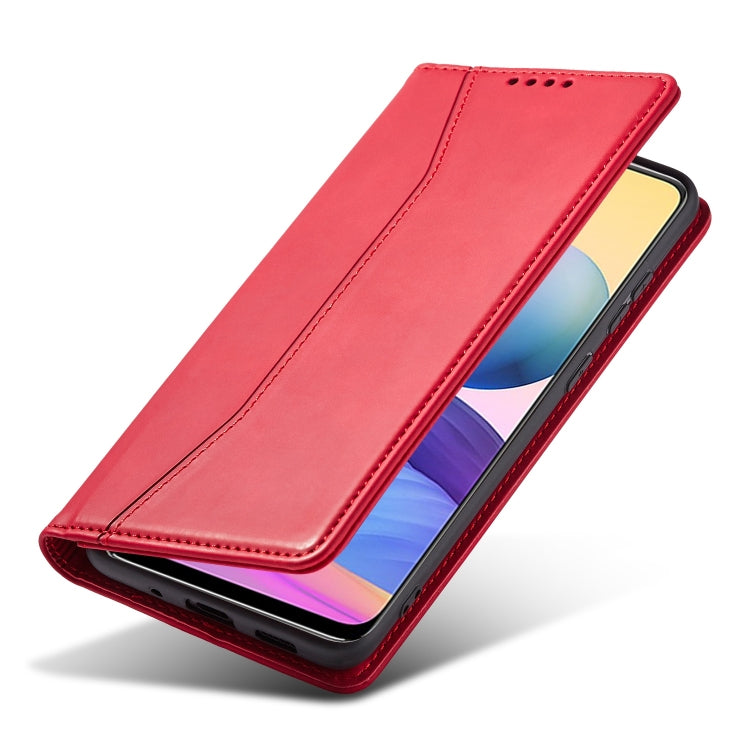 For Xiaomi Redmi Note 10 5G Magnetic Dual-fold Leather Phone Case