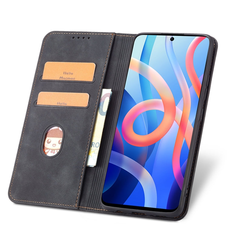 For Xiaomi Redmi Note 11 5G Magnetic Dual-fold Leather Phone Case