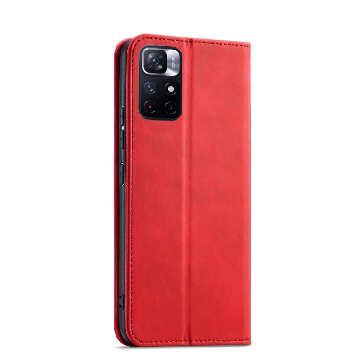 For Xiaomi Redmi Note 11 5G Magnetic Dual-fold Leather Phone Case