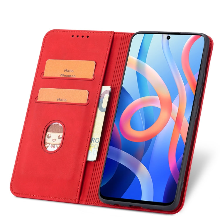 For Xiaomi Redmi Note 11 5G Magnetic Dual-fold Leather Phone Case