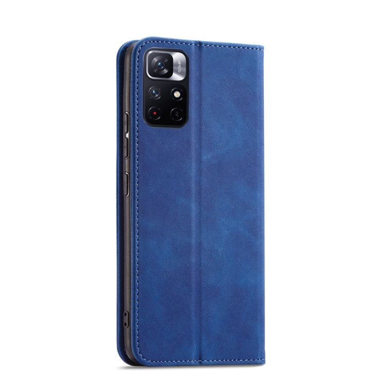 For Xiaomi Redmi Note 11 5G Magnetic Dual-fold Leather Phone Case