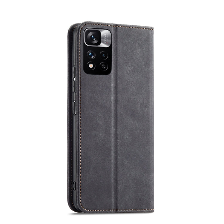 For Xiaomi Redmi Note 11 Pro 5G Magnetic Dual-fold Leather Phone Case