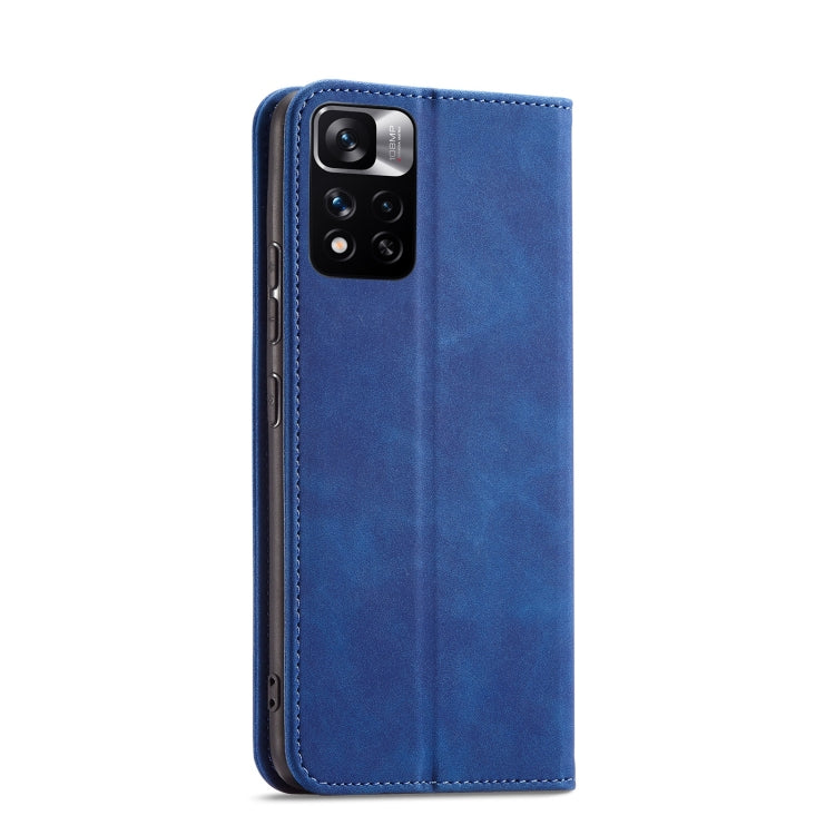 For Xiaomi Redmi Note 11 Pro 5G Magnetic Dual-fold Leather Phone Case
