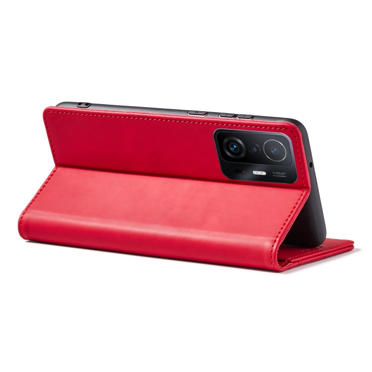 For Xiaomi Mi 11T / Mi 11T Pro Magnetic Dual-fold Leather Phone Case