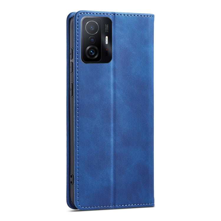 For Xiaomi Mi 11T / Mi 11T Pro Magnetic Dual-fold Leather Phone Case