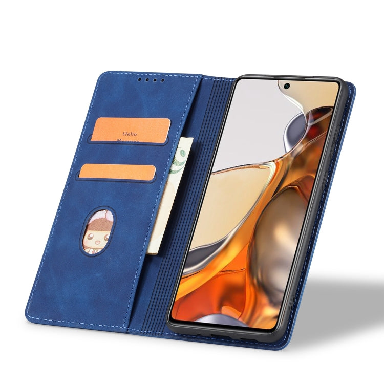 For Xiaomi Mi 11T / Mi 11T Pro Magnetic Dual-fold Leather Phone Case