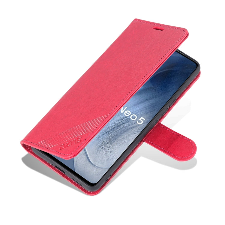 For vivo iQOO Neo5 AZNS Sheepskin Texture Flip Leather Phone Case