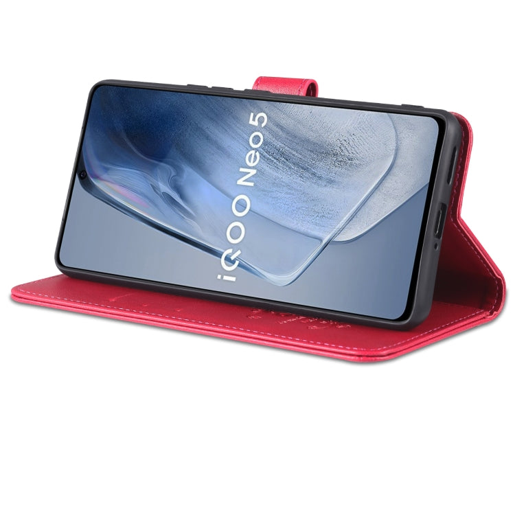 For vivo iQOO Neo5 AZNS Sheepskin Texture Flip Leather Phone Case