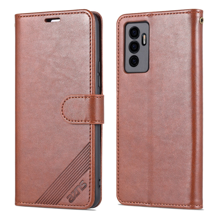 For vivo S10e / V23e AZNS Sheepskin Texture Flip Leather Phone Case