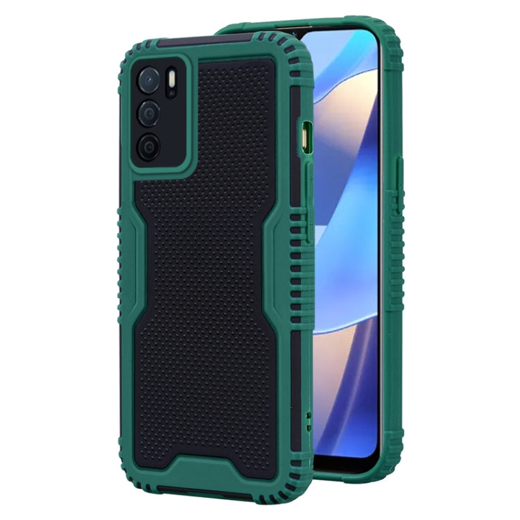 For OPPO A16 Two-color PC + TPU Phone Case