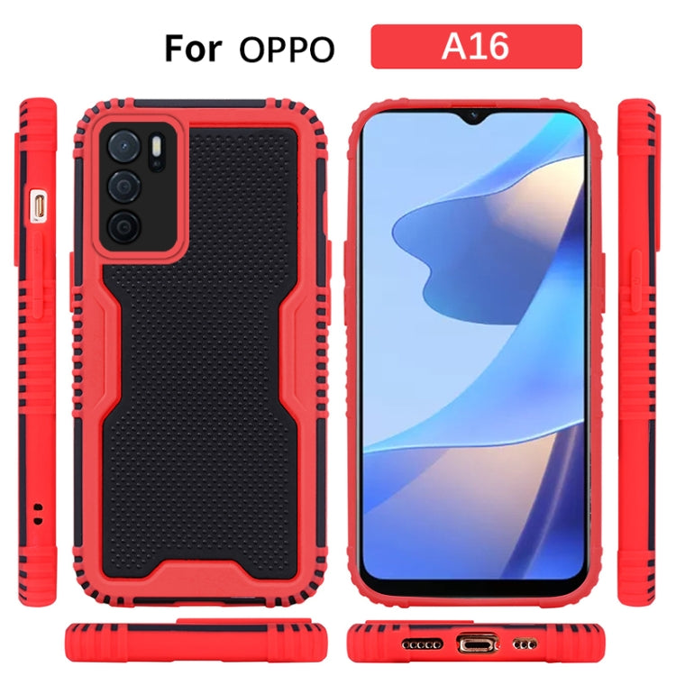 For OPPO A16 Two-color PC + TPU Phone Case