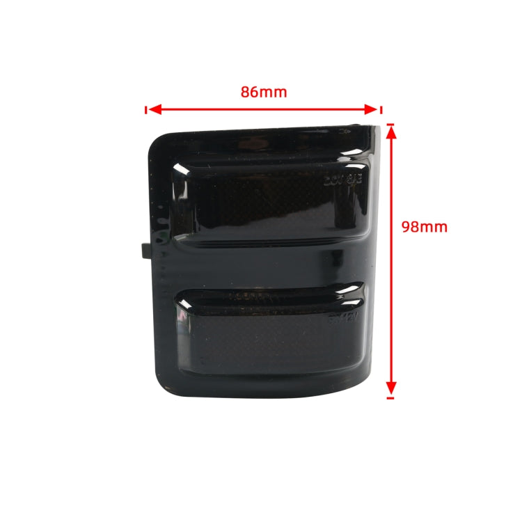 A6442 1 Pair Car Rearview Mirror Turn Signal Light 7C3Z-13776-A/B for Ford