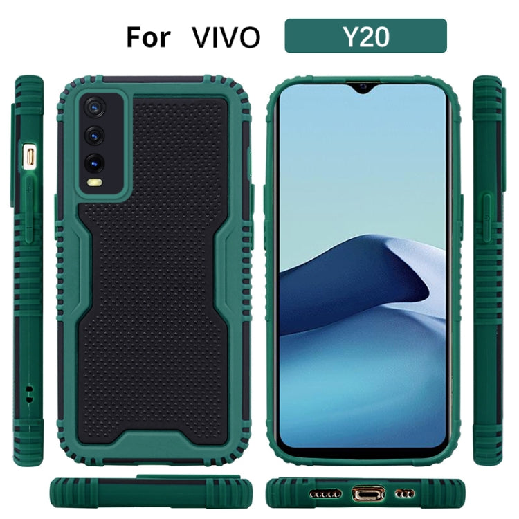 For vivo Y20 Two-color PC + TPU Phone Case