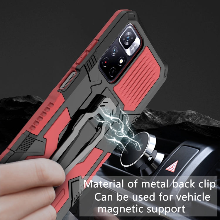 For Xiaomi Redmi Note 11 5G Armor Warrior PC + TPU Phone Case