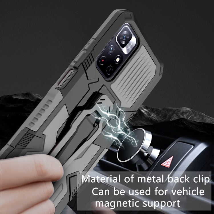 For Xiaomi Redmi Note 11 5G Armor Warrior PC + TPU Phone Case