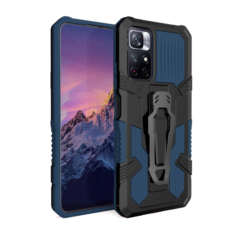 For Xiaomi Redmi Note 11 5G Armor Warrior PC + TPU Phone Case