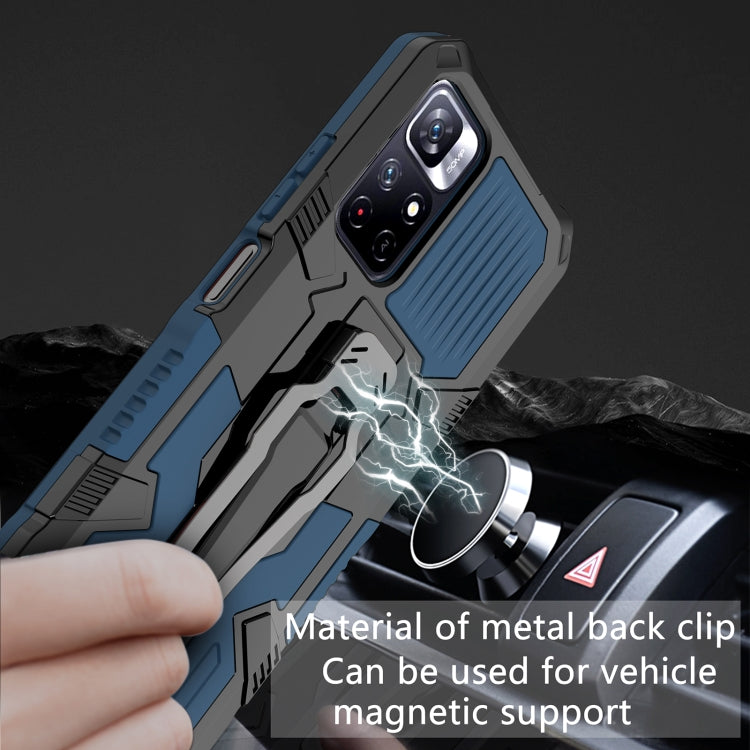 For Xiaomi Redmi Note 11 5G Armor Warrior PC + TPU Phone Case