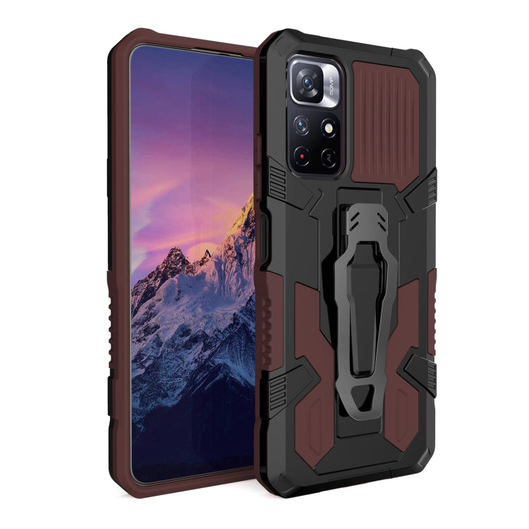 For Xiaomi Redmi Note 11 5G Armor Warrior PC + TPU Phone Case