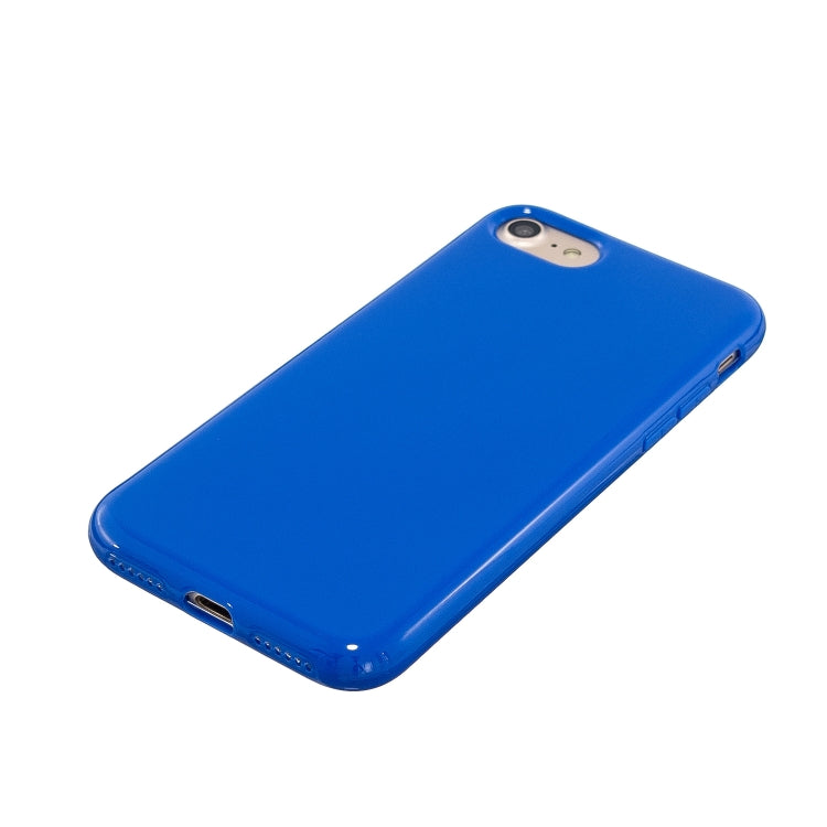 For iPhone SE 2022 / SE 2020 / 8 / 7 2.0mm Thick TPU Candy Color Protective Case