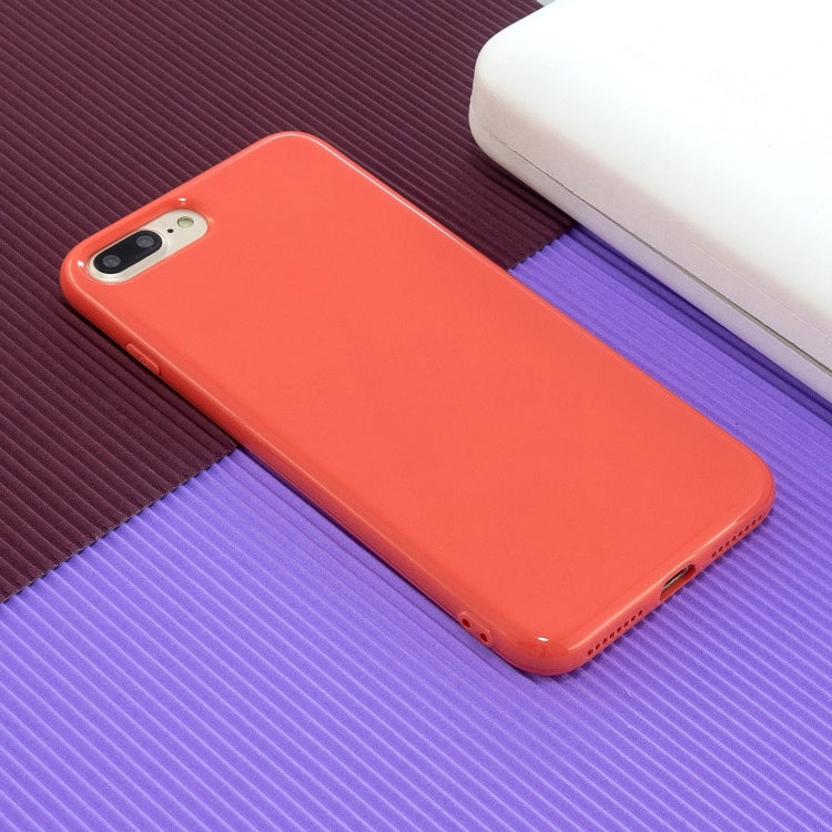 For iPhone 8 Plus / 7 Plus 2.0mm Thick TPU Candy Color Protective Case