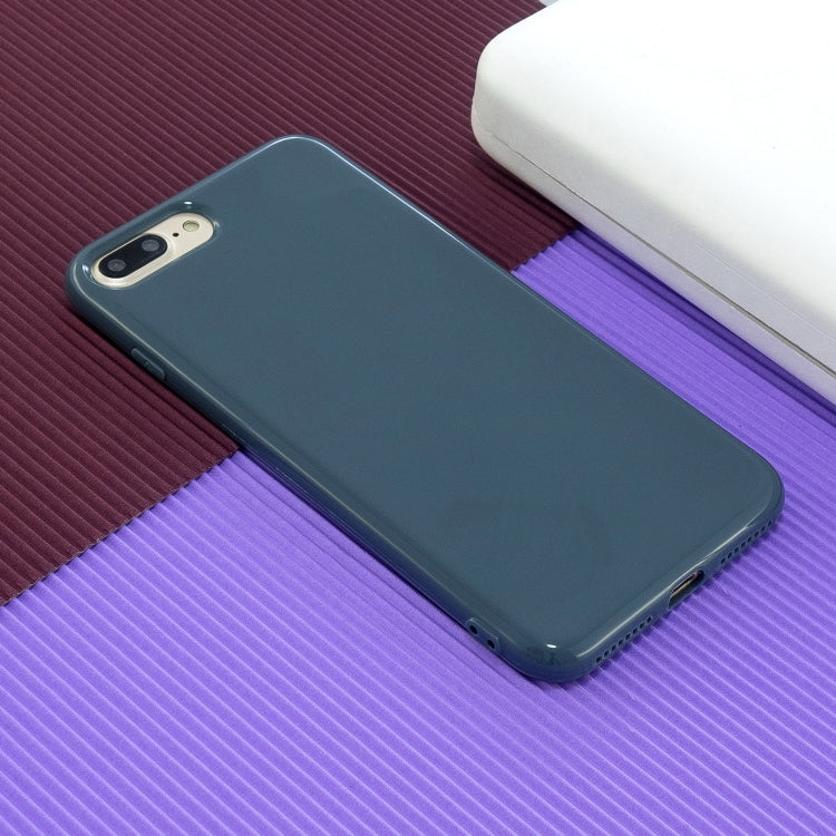 For iPhone 8 Plus / 7 Plus 2.0mm Thick TPU Candy Color Protective Case