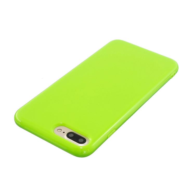 For iPhone 8 Plus / 7 Plus 2.0mm Thick TPU Candy Color Protective Case