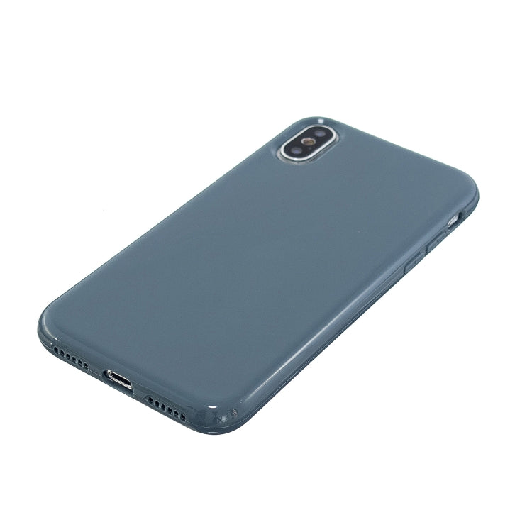 For iPhone X / XS 2.0mm Thick TPU Candy Color Protective Case