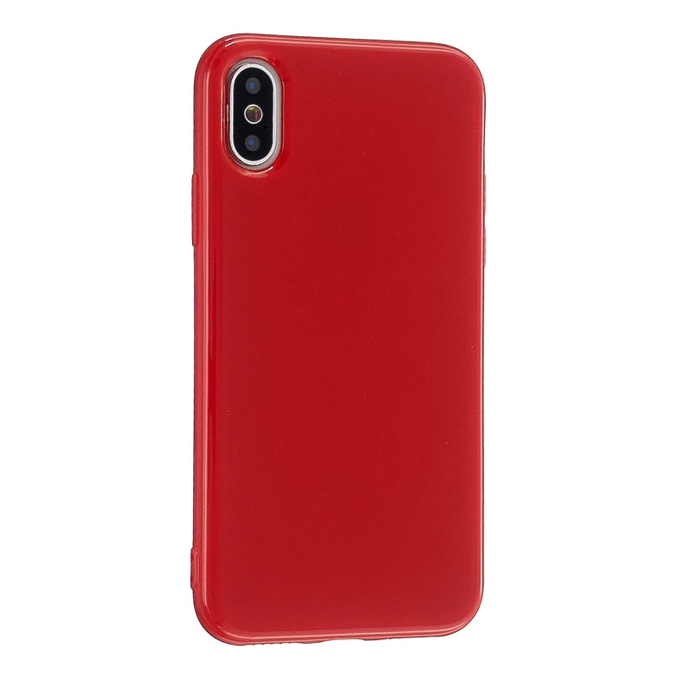For iPhone X / XS 2.0mm Thick TPU Candy Color Protective Case
