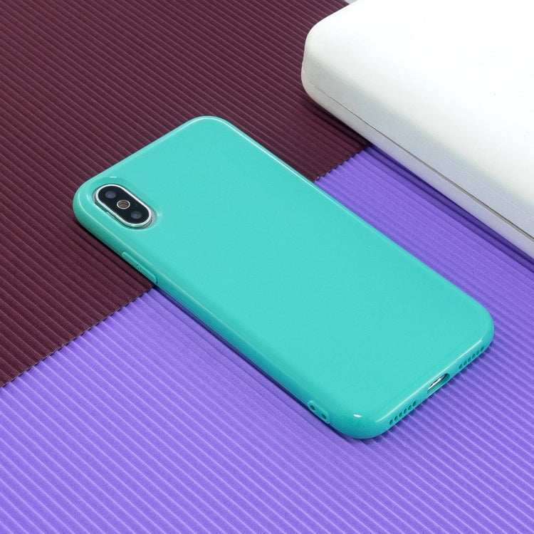 For iPhone XR 2.0mm Thick TPU Candy Color Protective Case