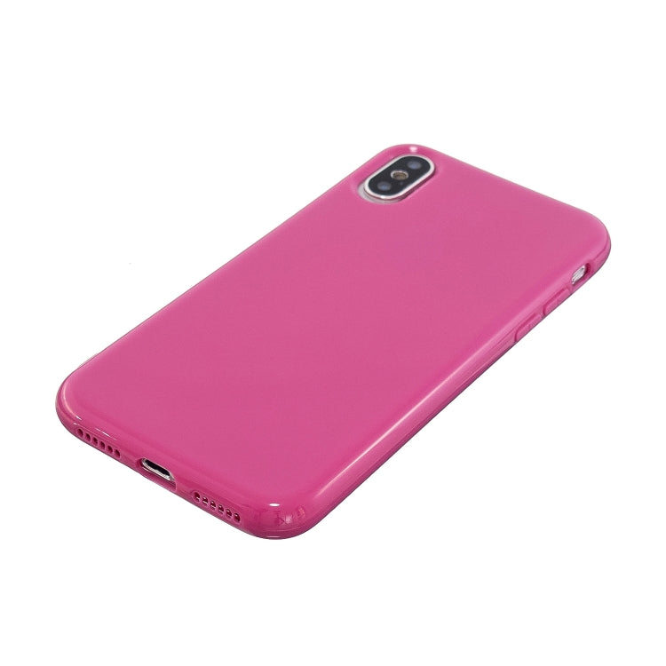 For iPhone XR 2.0mm Thick TPU Candy Color Protective Case