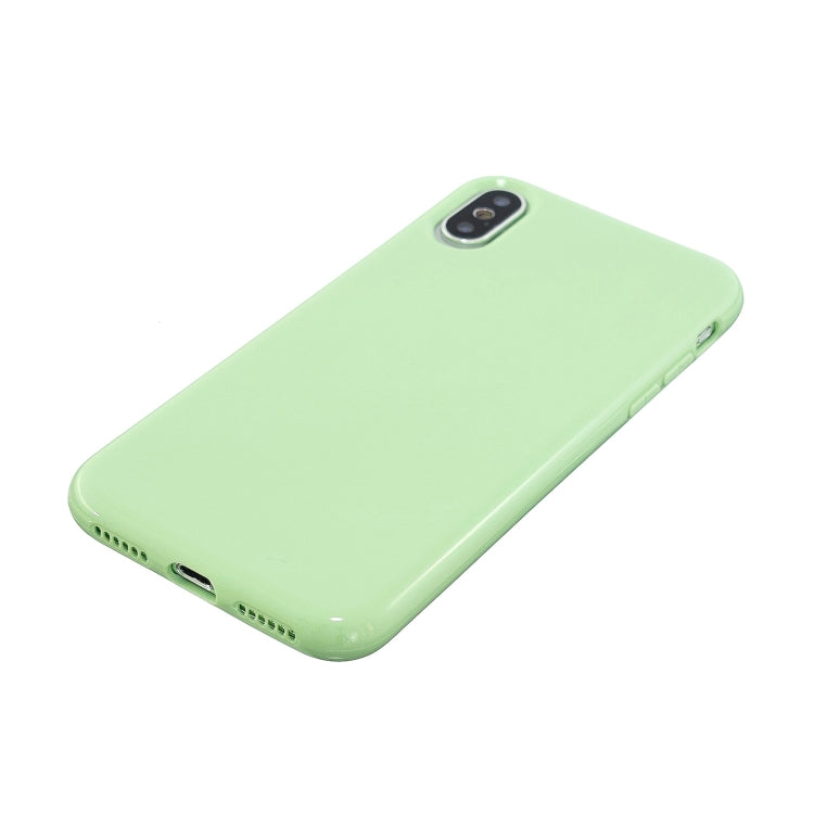 For iPhone XR 2.0mm Thick TPU Candy Color Protective Case