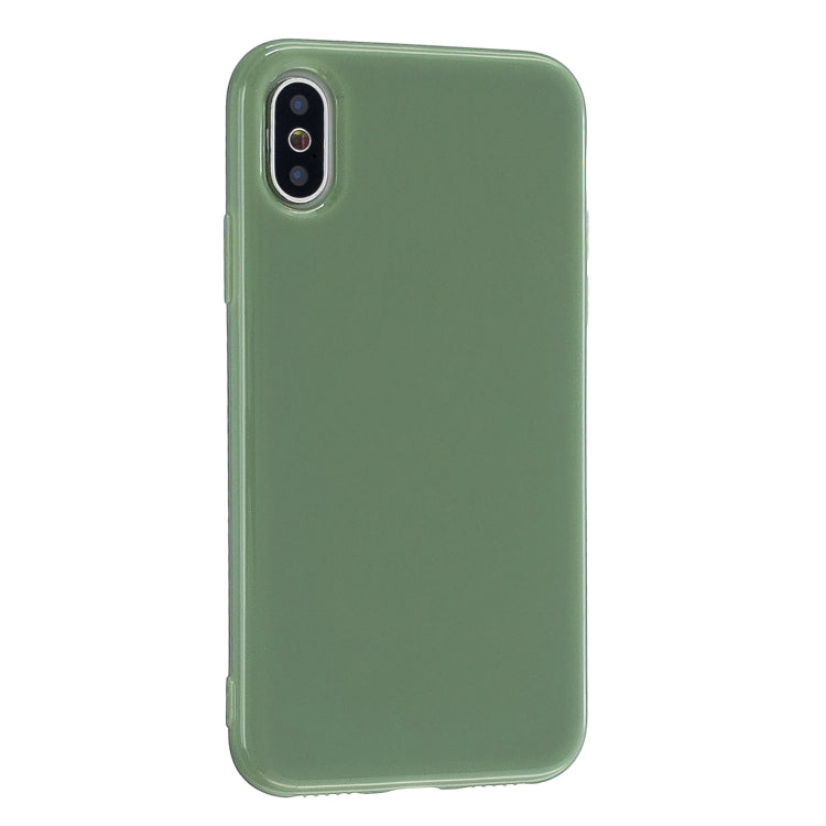 For iPhone XS Max 2.0mm Thick TPU Candy Color Protective Case