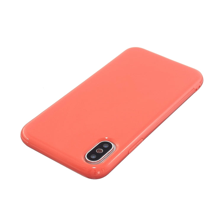 For iPhone XS Max 2.0mm Thick TPU Candy Color Protective Case