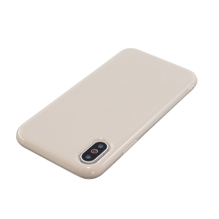 For iPhone XS Max 2.0mm Thick TPU Candy Color Protective Case