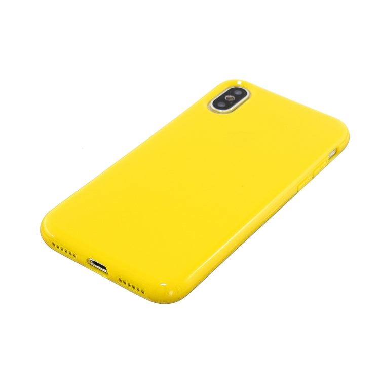 For iPhone XS Max 2.0mm Thick TPU Candy Color Protective Case