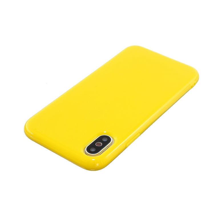 For iPhone XS Max 2.0mm Thick TPU Candy Color Protective Case