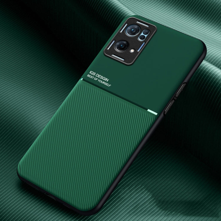 For OPPO Reno7 Pro 5G Classic Tilt Magnetic PC + TPU Phone Case